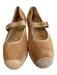 Sam Edelman Shoe Size 7.5 Tan Faux Suede Jute Espadrille adjustable buckle Shoes Tan / 7.5