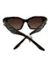 Tory Burch Mixed Brown Acetate Square Tortoise Tinted Lens Polarized Sunglasses Mixed Brown