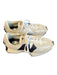 New Balance Shoe Size 8 White & Gray Manmade Material Almond Toe Lace Up Shoes White & Gray / 8