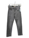 Levis Size 24 Gray Cotton Denim High Rise Straight Button Fly Jeans Gray / 24