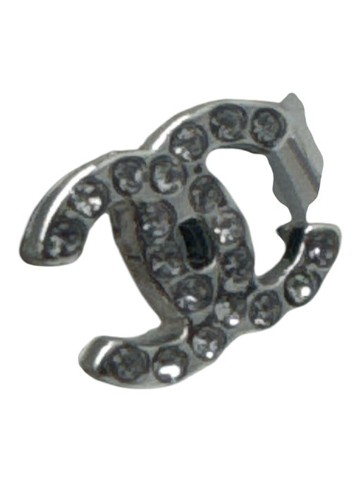 Chanel Silver Metal Rimless CC Logo Mirror Lens Square Lens Sunglasses Silver