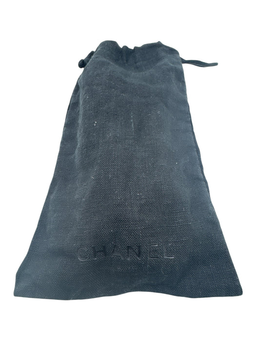 Chanel Silver Metal Rimless CC Logo Mirror Lens Square Lens Sunglasses Silver