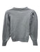 Mother Size XS Gray Cotton Heathered Long Balloon Sleeve Puff Shoulder Sweater Gray / XS