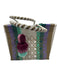 Squeeze de Citron Gold, Green, Purple Recycled Plastic Top Handles Woven Bag Gold, Green, Purple / L