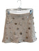 Aqua Size XS Beige Cotton Knit Elastic Band shell detail Above Knee Skirt Beige / XS