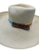 Freya Beige Straw Woven Stripe Sun Hat Hat Beige / S/M