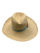 Freya Beige Straw Woven Stripe Sun Hat Hat Beige / S/M
