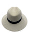 No Brand Beige & Navy Paper Stripe Woven Tear Drop Hat Beige & Navy
