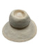 Janessa Leone Beige Straw Tear Drop Woven Tear Drop Hat Beige / S