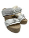 Alexandre Birman Shoe Size 35 White & Beige Leather Upper Knot Detail Sandals White & Beige / 35