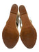 Alexandre Birman Shoe Size 35 White & Beige Leather Upper Knot Detail Sandals White & Beige / 35