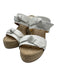Alexandre Birman Shoe Size 35 White & Beige Leather Upper Knot Detail Sandals White & Beige / 35