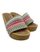 Veronica Beard Shoe Size 6 Beige & Multi Leather & Textile Upper Slide Mules Beige & Multi / 6