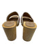 Veronica Beard Shoe Size 6 Beige & Multi Leather & Textile Upper Slide Mules Beige & Multi / 6