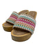 Veronica Beard Shoe Size 6 Beige & Multi Leather & Textile Upper Slide Mules Beige & Multi / 6