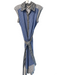 Ramy Brook Size XS Blue Viscose Stripe Button Up Tie Waist Maxi Dress Blue / XS
