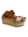 See By Chloe Shoe Size 35 Tan Suede man made upper Espadrille Buckle Ankle Shoes Tan / 35