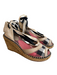 Burberry Shoe Size 35 Beige Manmade Material open toe Ankle Tie Wedge Shoes Beige / 35