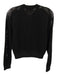 Theory Size P Black Viscose Blend Long Sleeve Mesh Zip Front Jacket Black / P