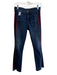 Veronica Beard Size 24 Blue Cotton & Polyester 5 Pocket High Rise Raw Hem Jeans Blue / 24
