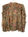 Ulla Johnson Size Est XS Orange, Black, Pink Long puff sleeve Floral V Neck Top Orange, Black, Pink / Est XS