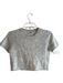 Nati Size S Gray Acrylic, Nylon, & Spandex Crew Neck Short Sleeve Crop Top Gray / S