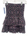 Isabel Marant Etoile Size 34 Gray, Pink, Purple Cotton Shirred Waist Skirt Gray, Pink, Purple / 34