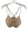 A.L.C. Size 00 Beige Polyester Spaghetti Strap Pleated Side Zip Cropped Top Beige / 00