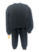Ulla Johnson Size P / XS Navy Blue Cotton Sweatshirt Crew Neck Jogger Pant Set Navy Blue / P / XS