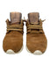 Esse Ut Esse Shoe Size 36 brown, olive green, white Leather Upper Suede Sneakers brown, olive green, white / 36