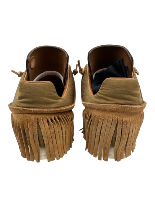 Esse Ut Esse Shoe Size 36 brown, olive green, white Leather Upper Suede Sneakers brown, olive green, white / 36