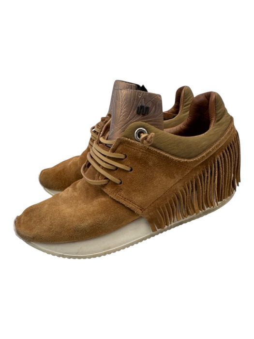 Esse Ut Esse Shoe Size 36 brown, olive green, white Leather Upper Suede Sneakers brown, olive green, white / 36