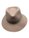 Rag & Bone Dusty Pink Wool Ribbon Wide Brim Fedora Hat Dusty Pink / Small