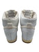 Nike Shoe Size 6 White Leather Upper Perforated Wedge High Top Lace Up Sneakers White / 6