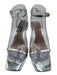 Bottega Veneta Shoe Size 36 Silver & Gold Leather Upper Metallic Sandals Silver & Gold / 36