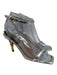 Bottega Veneta Shoe Size 36 Silver & Gold Leather Upper Metallic Sandals Silver & Gold / 36