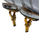 Bottega Veneta Shoe Size 36 Silver & Gold Leather Upper Metallic Sandals Silver & Gold / 36