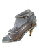 Bottega Veneta Shoe Size 36 Silver & Gold Leather Upper Metallic Sandals Silver & Gold / 36