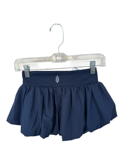 FP Movement Size XS Navy Polyester Bubble Hem Elastic Waist Athletic Skort Navy / XS
