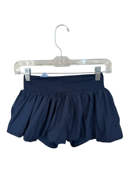FP Movement Size XS Navy Polyester Bubble Hem Elastic Waist Athletic Skort Navy / XS