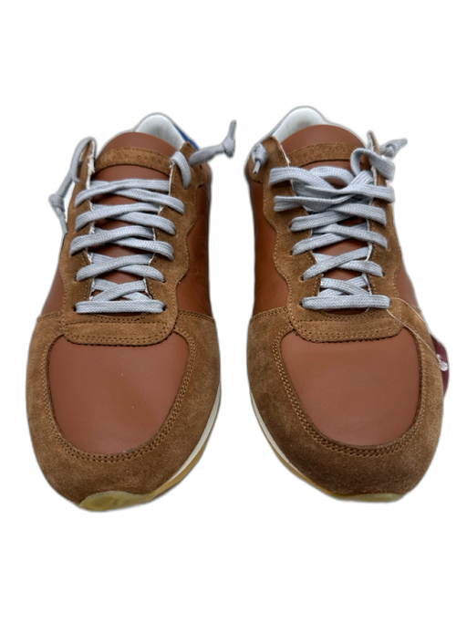 Oliver Cabell Shoe Size 10 Brown Leather Solid Trainer Sneaker Men's Shoes Brown / 10