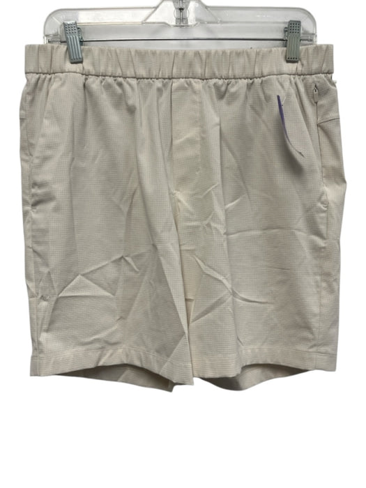 Lululemon Size L Beige Synthetic Solid Athletic Men's Shorts Beige / L