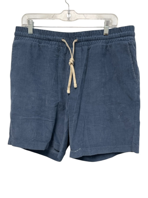 Criquet AS IS Size L Blue Cotton Blend Cordouroy Waistband Men's Shorts Blue / L