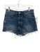 Joes Size 27 Medium Wash Cotton Mid Rise Button Fly Frayed Hem Shorts Medium Wash / 27