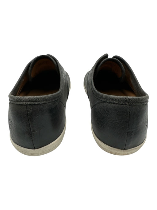 Frye Shoe Size 6.5 Black & White Leather Slip On Stretch Shoes Black & White / 6.5