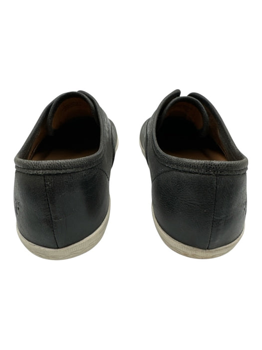 Frye Shoe Size 6.5 Black & White Leather Slip On Stretch Shoes Black & White / 6.5