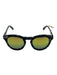 Diff Eyewear Black & White Acetate Polarized Wayfarer Sunglasses Black & White