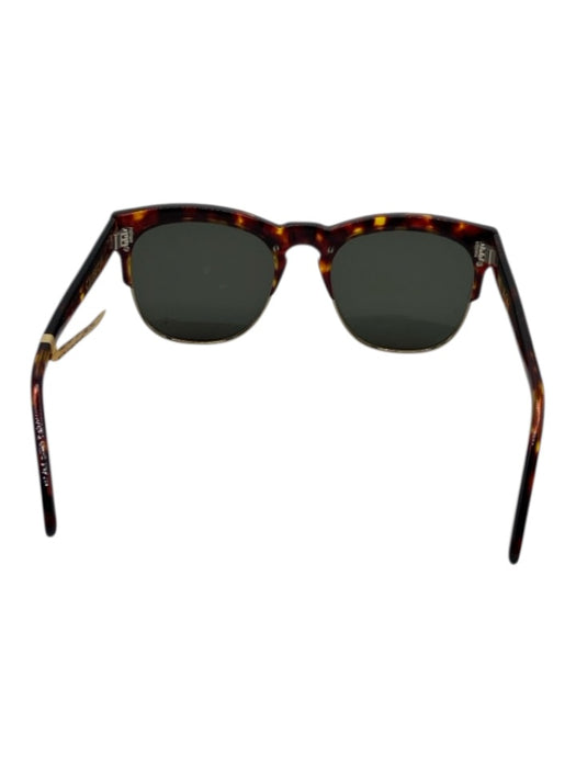 Wildfox Brown Acetate Tortoise shell Semi rimless Sunglasses Brown