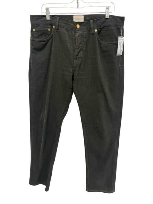 Sid Mashburn Size 35 Dark Gray Cotton Solid Corduroy Men's Pants Dark Gray / 35