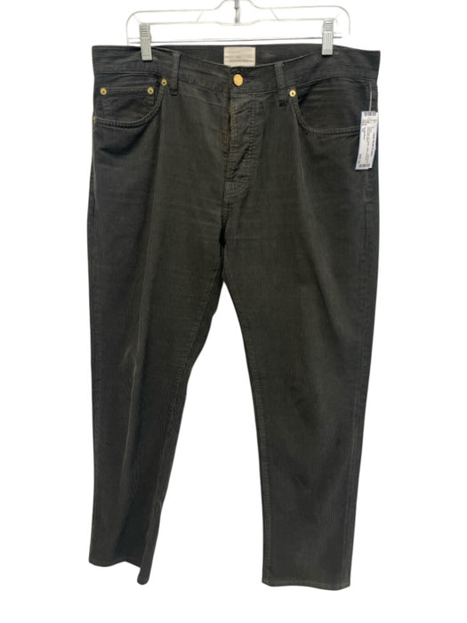 Sid Mashburn Size 35 Dark Gray Cotton Solid Corduroy Men's Pants Dark Gray / 35